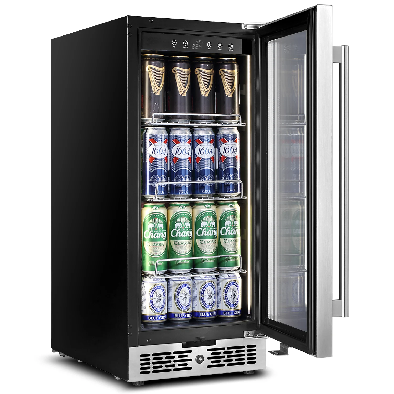 under counter refrigerator outdoor fridge bar fridge Built-in drink cooler Mini freezer for home use