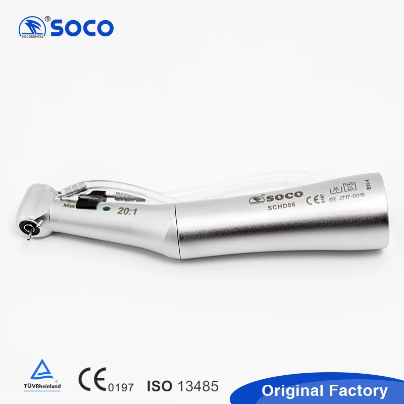 Wrench type dental surgical contra angel handpiece SOCO 20:1 contra angle for implant
