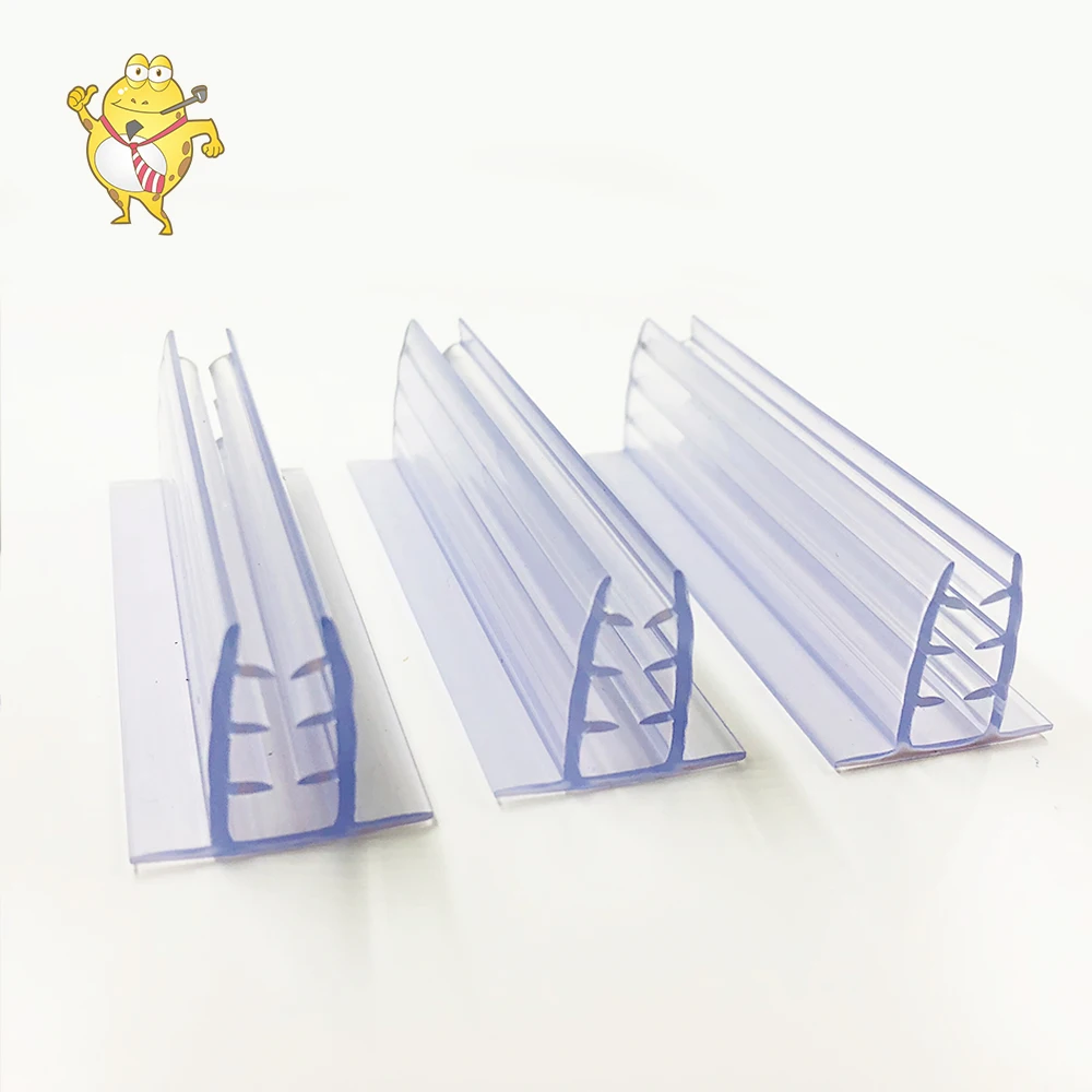 Plastic transparent wide base super grip sign holder soft rigid talker clips