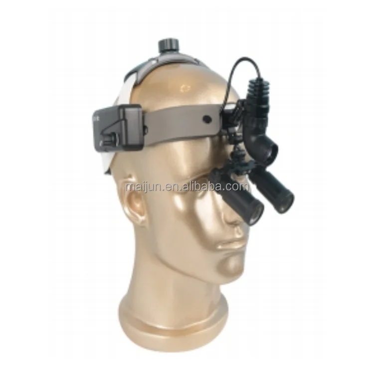 Medical ENT LED Headlight High Brightness Spot Adjustable Surgical  Dental Head Light 2.5X 3.5X 4X 5X Binocular Loupes Head Lamp