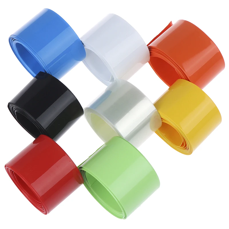Custom 0.15mm shrink wrapping thick 400mm heat shrink tube width PVC Heat Shrink for battery pack