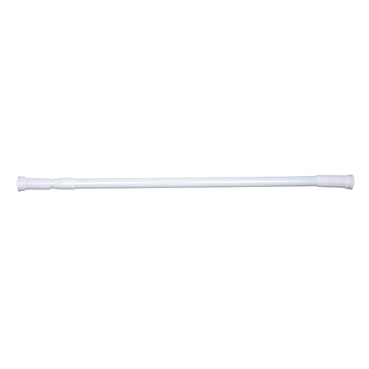 25mm Wall Mount Bathroom Suction Aluminum Fixed Extendable Shower Rod for Wardrobe