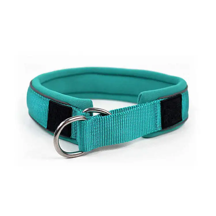 Factory Recommend Training Dog Collar Super Soft Neoprene Lining Nylon Reflective Pet Dog Collar For Outdoor