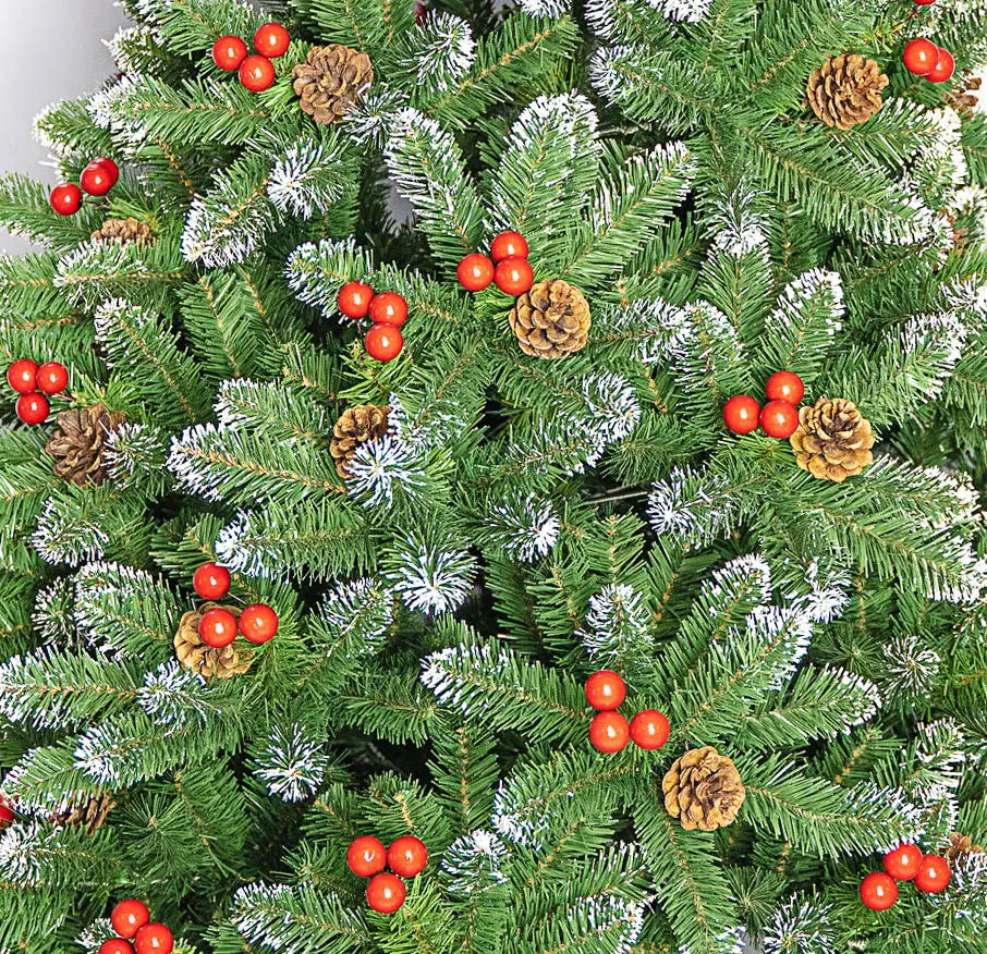 High Quality Green Best Selling PVC PE Artificial Christmas Tree with Decoration