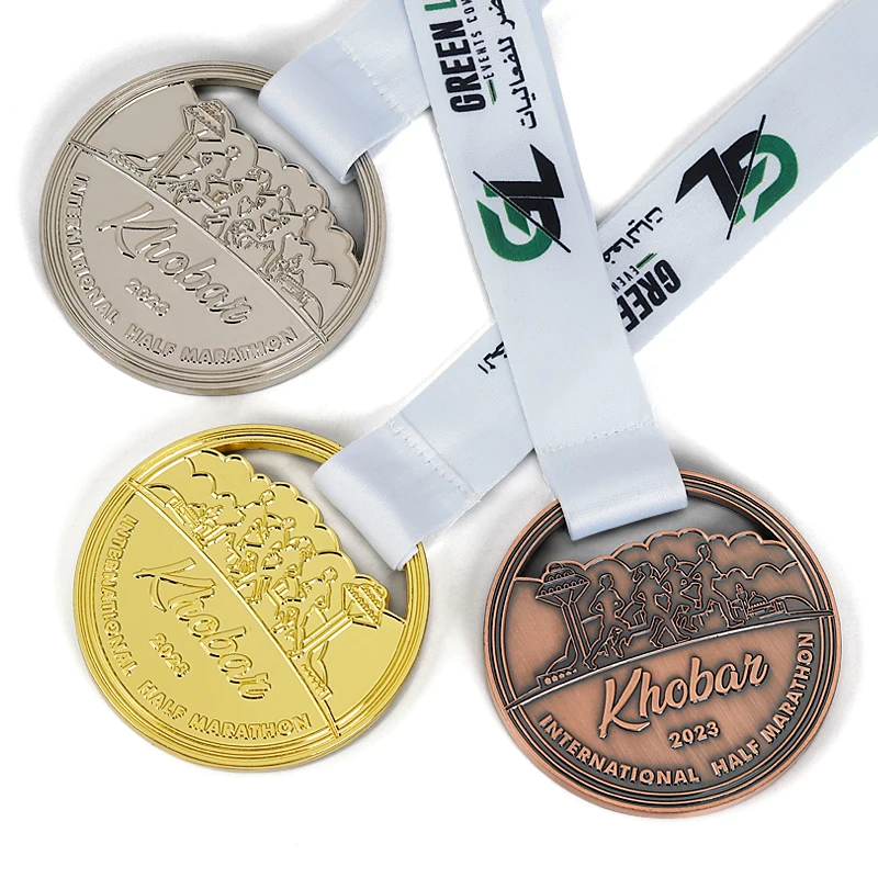 Factory High Quality Custom Marathon Medals 3D Medals Customize Pattern Logo Medal Medallions