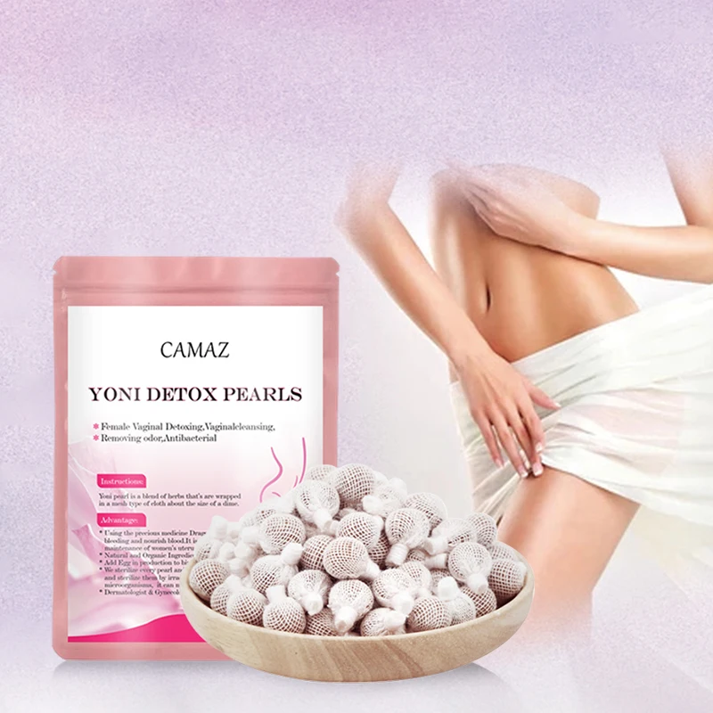 private label 2pcs/bag vaginal clean point original yoni detox pearls womb wholesale suppliers feminine care