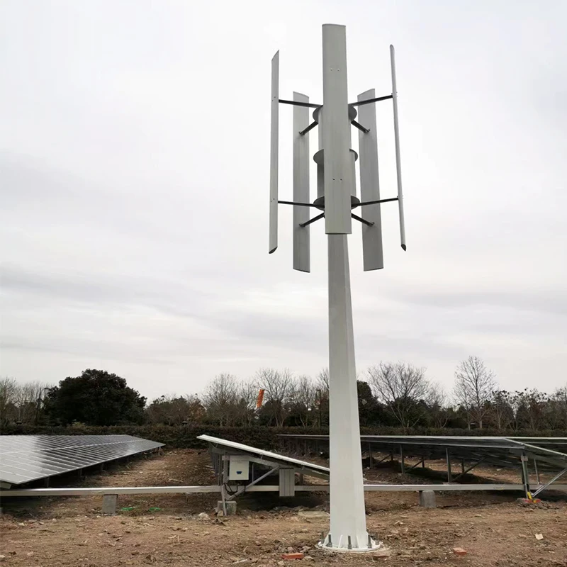 Module Generator Wind Turbine Home 10Kw Power Kit Photovoltaic Hybrid Energy Off Grid Solar And Wind Power System