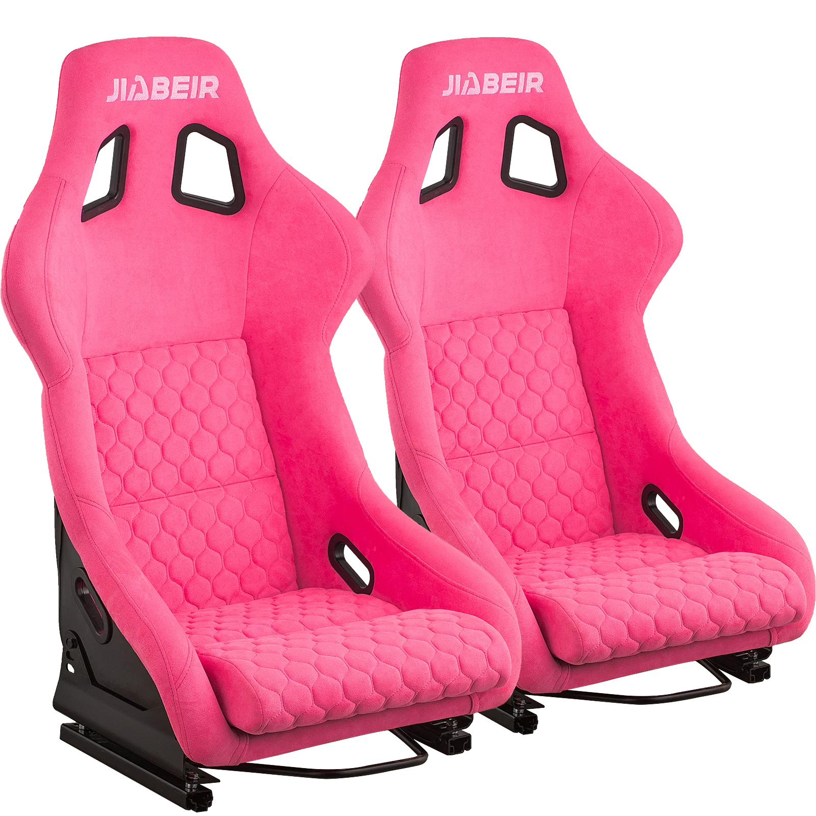 JIABEIR 1097 Sim Racing Colorful gradient Style Fiberglass  Back Fabric Bucket Sport Seats Racing Seat Universal Racing Seats