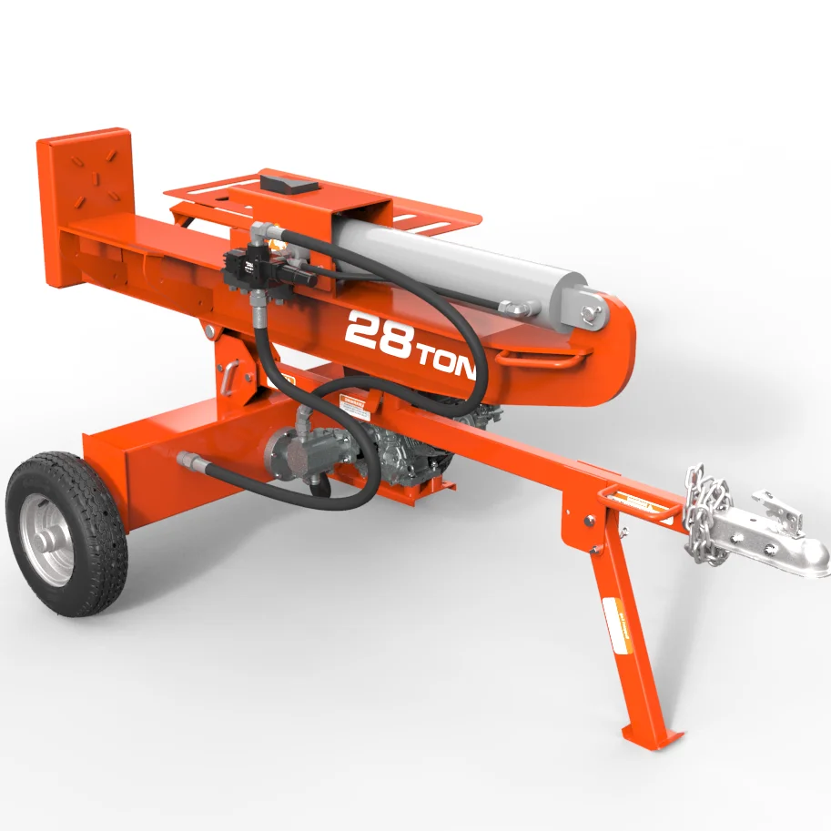 
OEM factory hot sell 28 Ton Wood Machine Log Splitter working by Honda B&S Ducar Gasoline Engine 