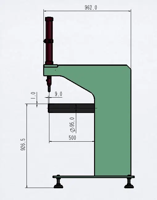 New arrival Usun Model : ULYE  5 Tons C frame air hydraulic riveting clinching press machine for round air valve