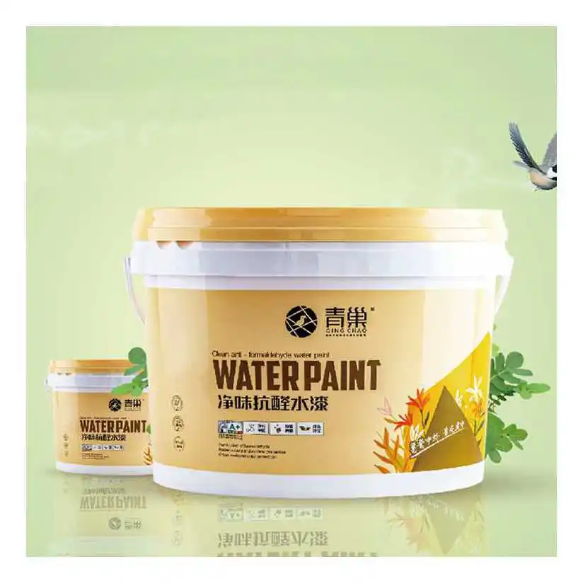 Qingchao net smell anti-aldehyde general high-performance environmental protection coating for interior and exterior walls