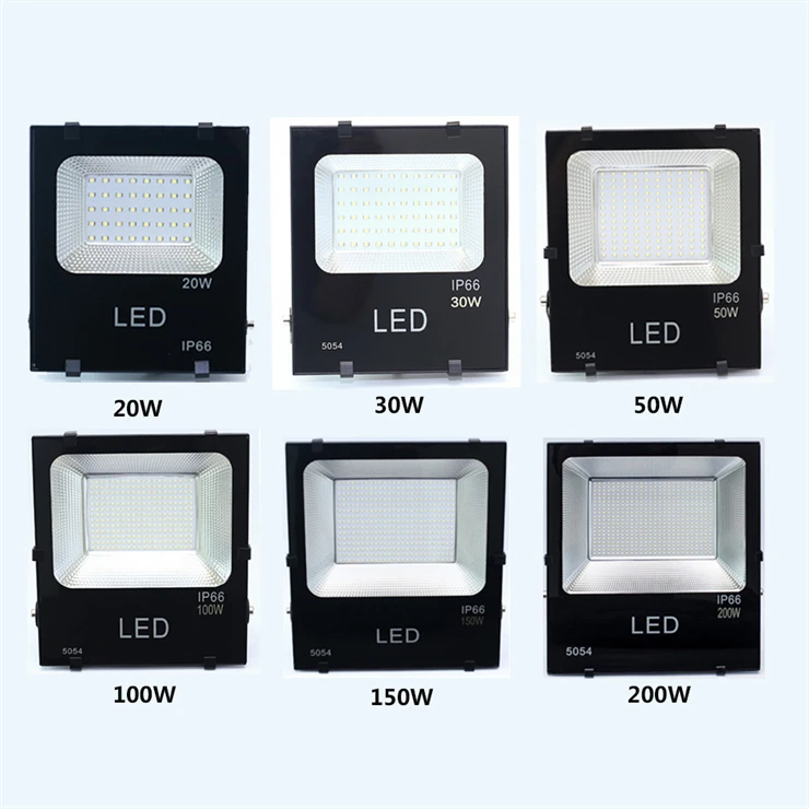 Good Quality SMD 2835 Dusk and Dawn Led Flood Light Ac Outdoor for Playgrounds Projector 150w 100w Led Flood Light Spare Parts