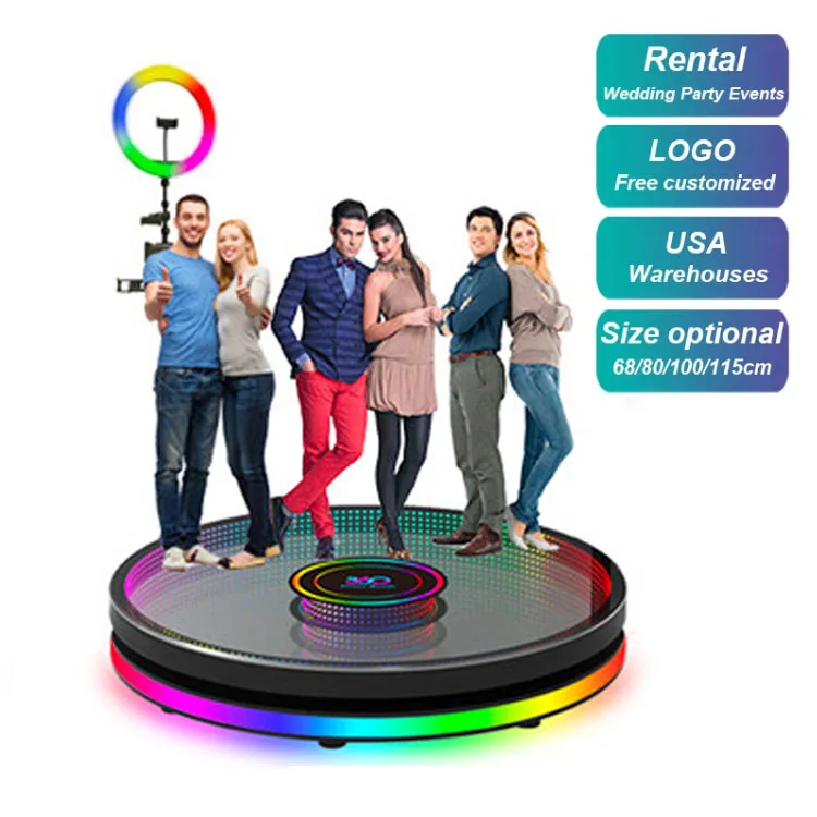 Портативная 360 для селфи модель на платформе бизнеса фотобудка свадьбы и мероприятий видеобудка