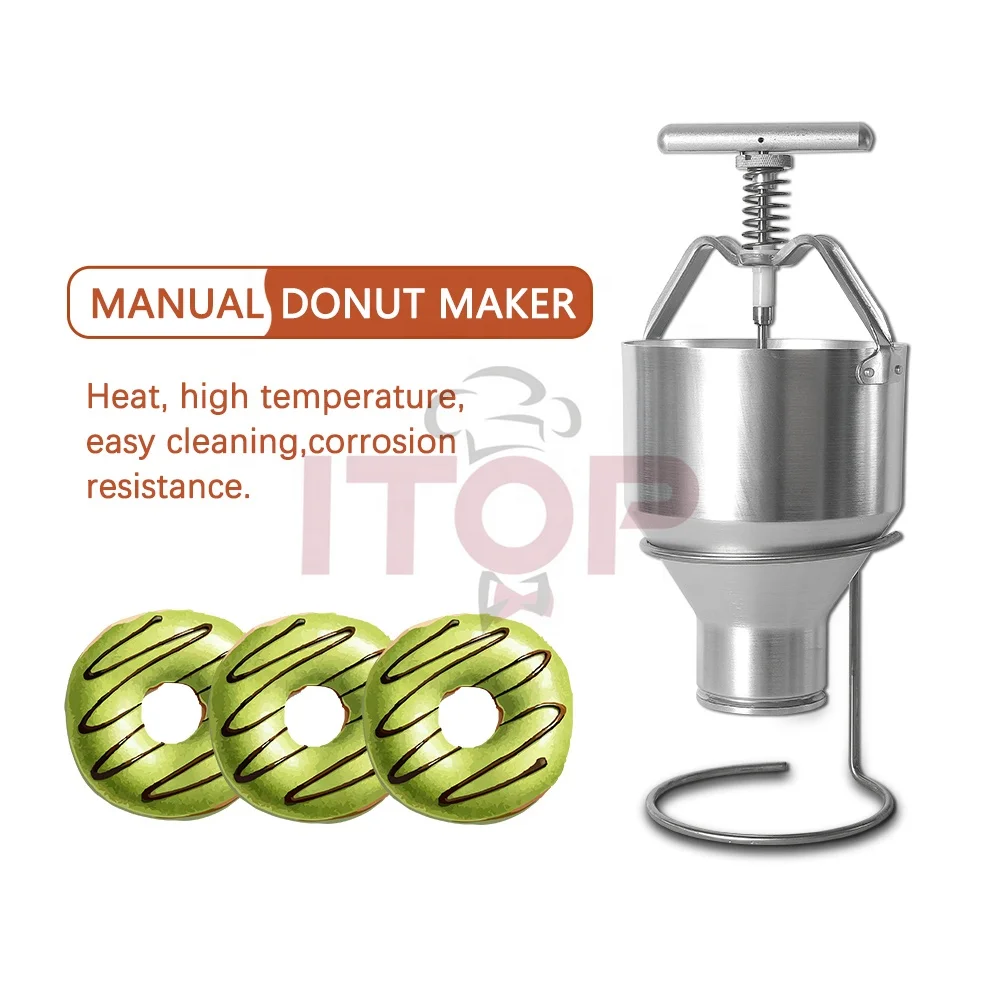 Commercial snack machine manual donut filler donut dispenser machine full stainless steel mini donut dropper