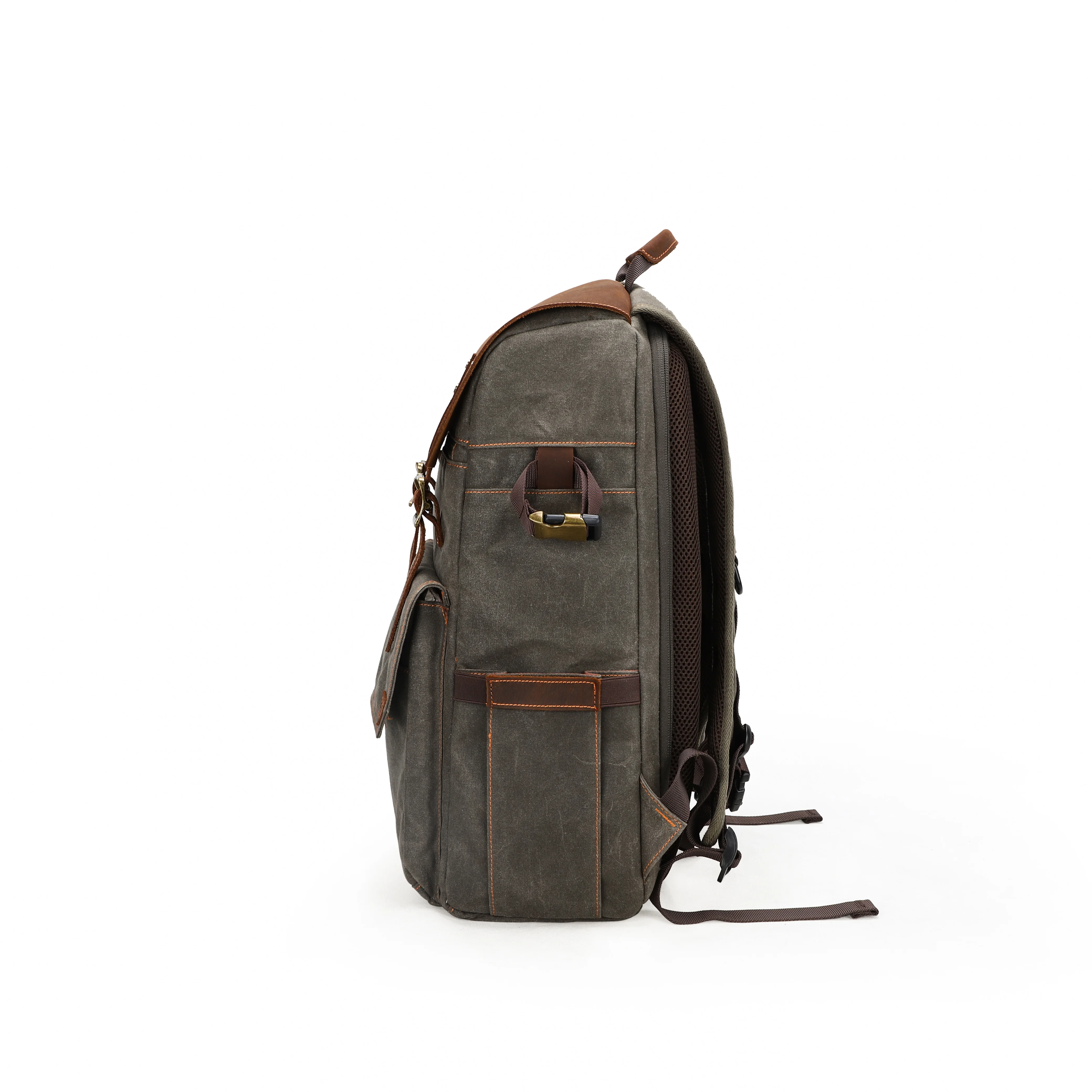 
Liansheng fashion waterproof wax canvas leather dslr canon photography storage camera bags for cameras 