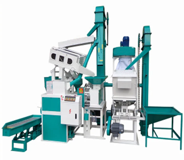 Mini rice milling dryer sets rice and corn milling machines