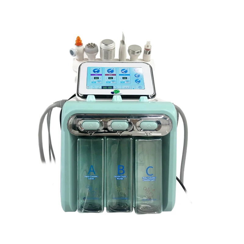 Hydrafacials Machine 6 in 1 Diamond Skin care Water Jet Peel Machine Oxygen Microdermabrasion Hydra Machine For Salon and Home
