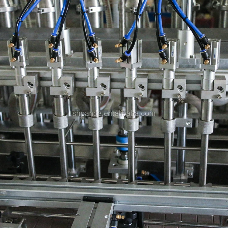 Automatic 6 Heads Cosmetic Shampoo Nail Polish Essential Oil Bottle Filling Machine Automatic Piston Filling Machine
