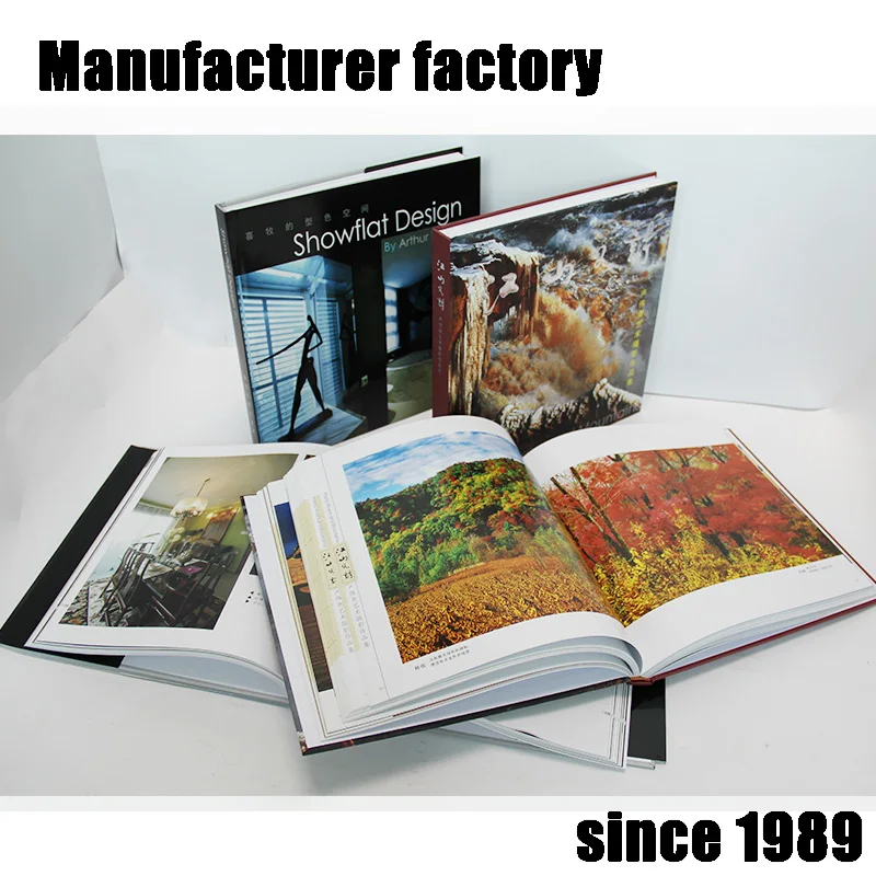 Professional custom printing services for Children books Catalog Brochures High-end Perfect Binding Customized Hardcover Book