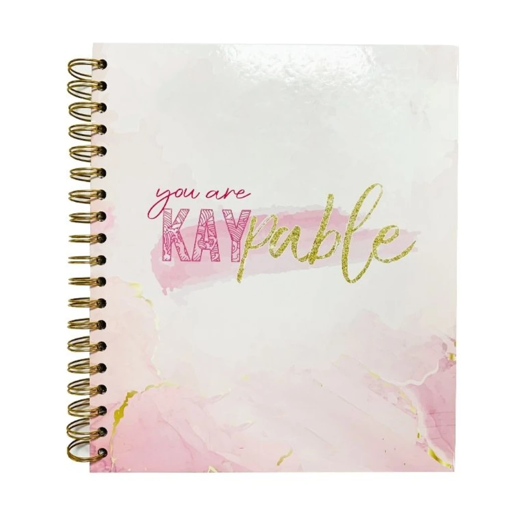 Spiral Binding Custom Paper Cover Notebook 12 Month Diary Daily Weekly Custom Planner Printing Services