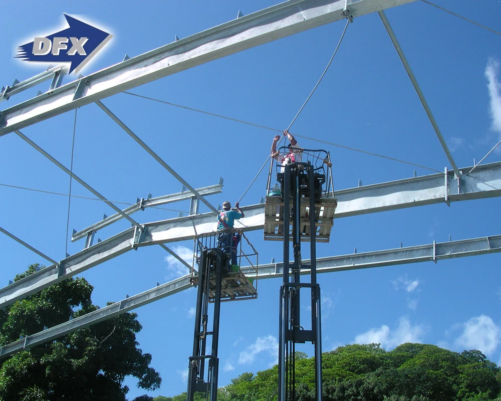 Эффективная переработанная сборная легкая сборная стальная конструкция курица/свинья/коровья ферма здание