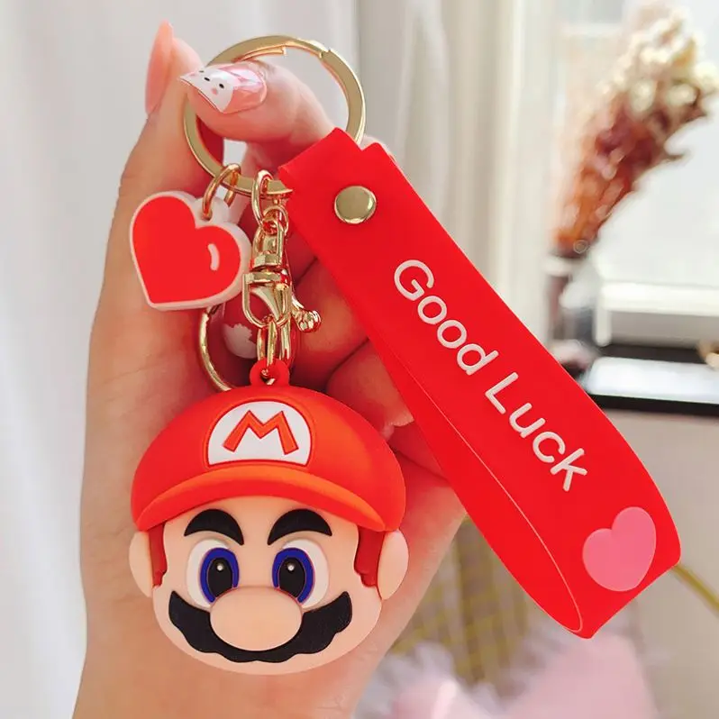 Anime Keychain Super Mario Naruto Whistle Key Chain Controller