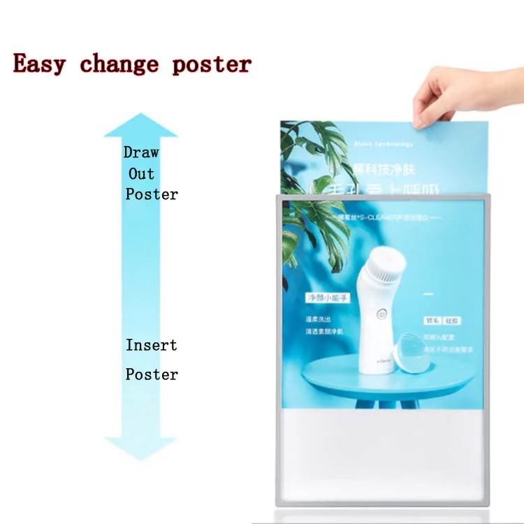 Slim Led Light Poster Advertising Light Box  sign For Restaurant Cinema gas station  led poster frame led slim light box