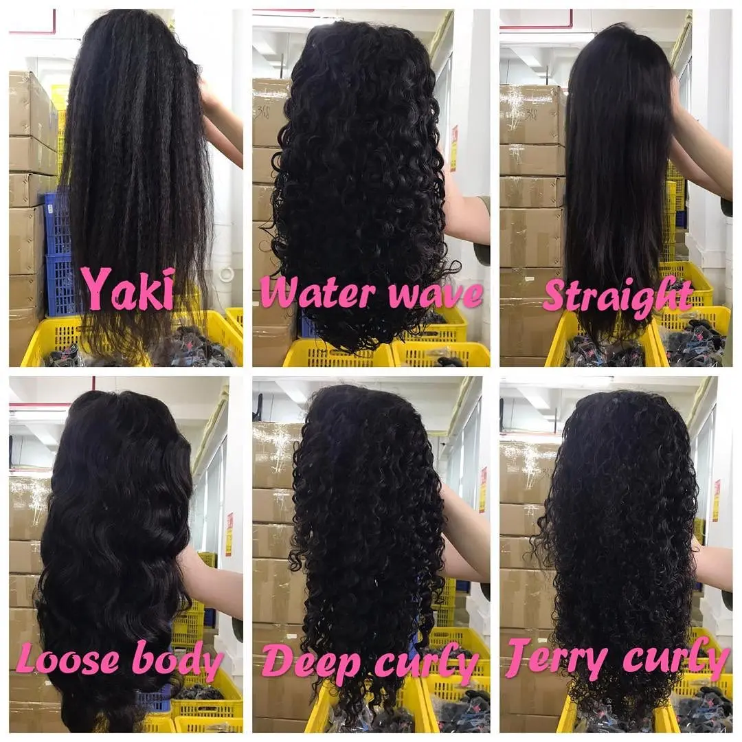 Sample $25 wholesale Lace Front Frontal Wig Natural 100% Black Women Cheap 30 Inch Straight Virgin Lacefront Human Hair Wigs