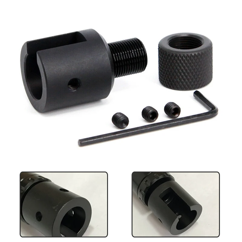 Factory Price Silver or Anodized Black (Overall Length 6+/-0.05) CN/US STOCK Aluminum Solvent Trap