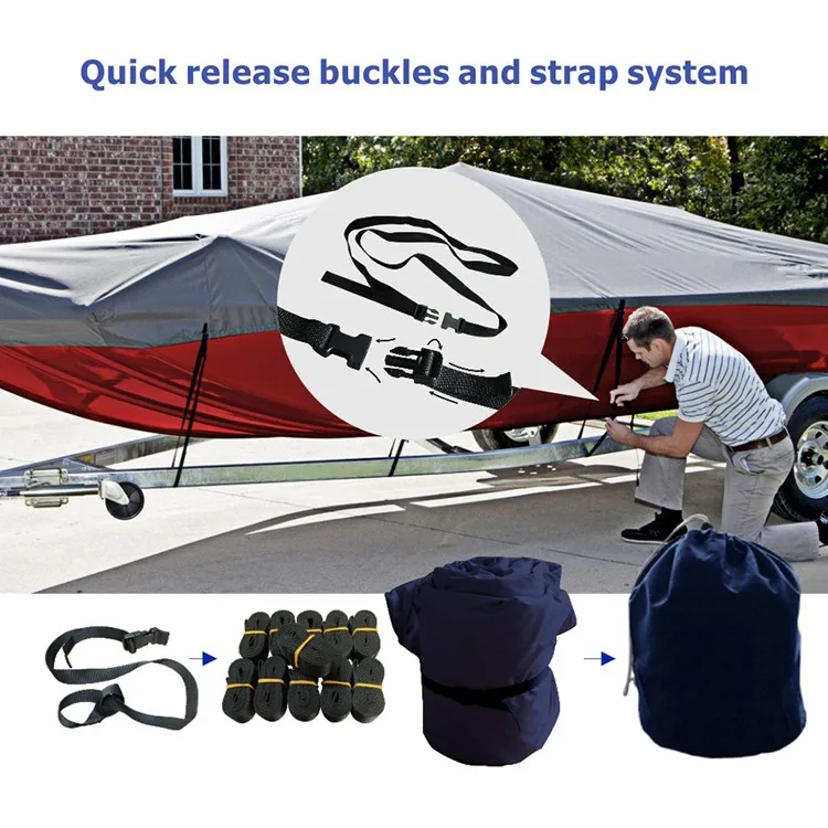 10+ Years Factory 600D Universal Boat Cover