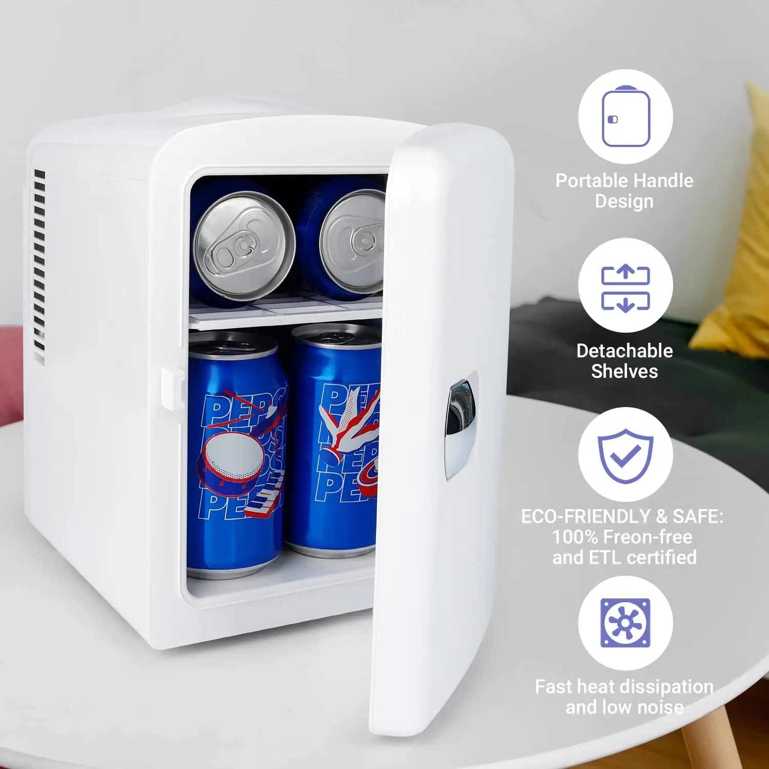 Mini Fridge Chilling and Warming portable fridge freezer refrigerator