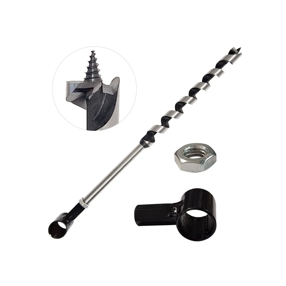 Hand Scotch Eyed Bushcraft Wood Auger Drill Bit for Backpack and Camping