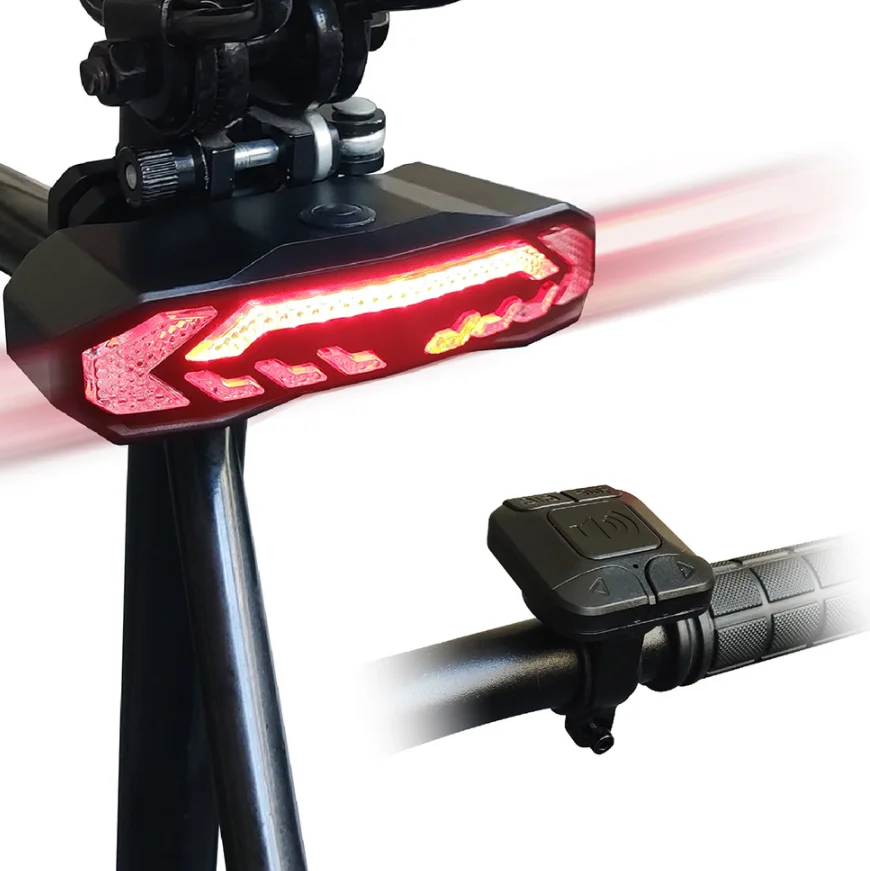 wholesale bike bicycle led front tail light 300lm ip65 long tail light for bicycle rechargeable led bicycle tail light