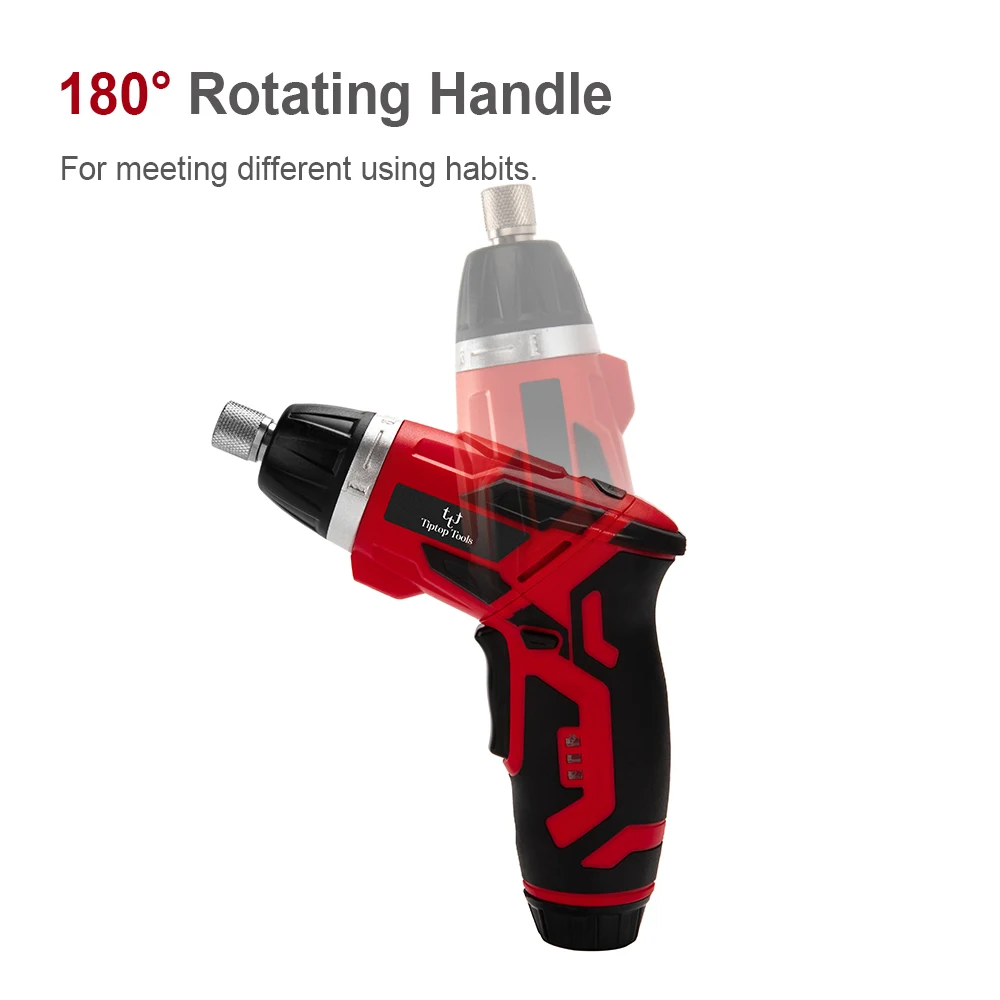 China High Quality 3.6v Lithium Battery Operated 90 Degree Rotating Adjustable Torque Mini Cordless Electric Power Screwdriver