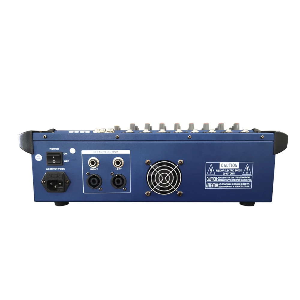 M802D 8-канальный цифровой аудио микшерный консоль DJ микшер усилитель