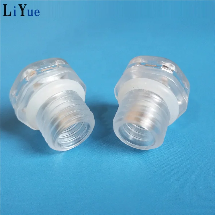 Прозрачная воздухопроницаемая штепсельная вилка M12 * 1,5 с высоким потоком воздуха
