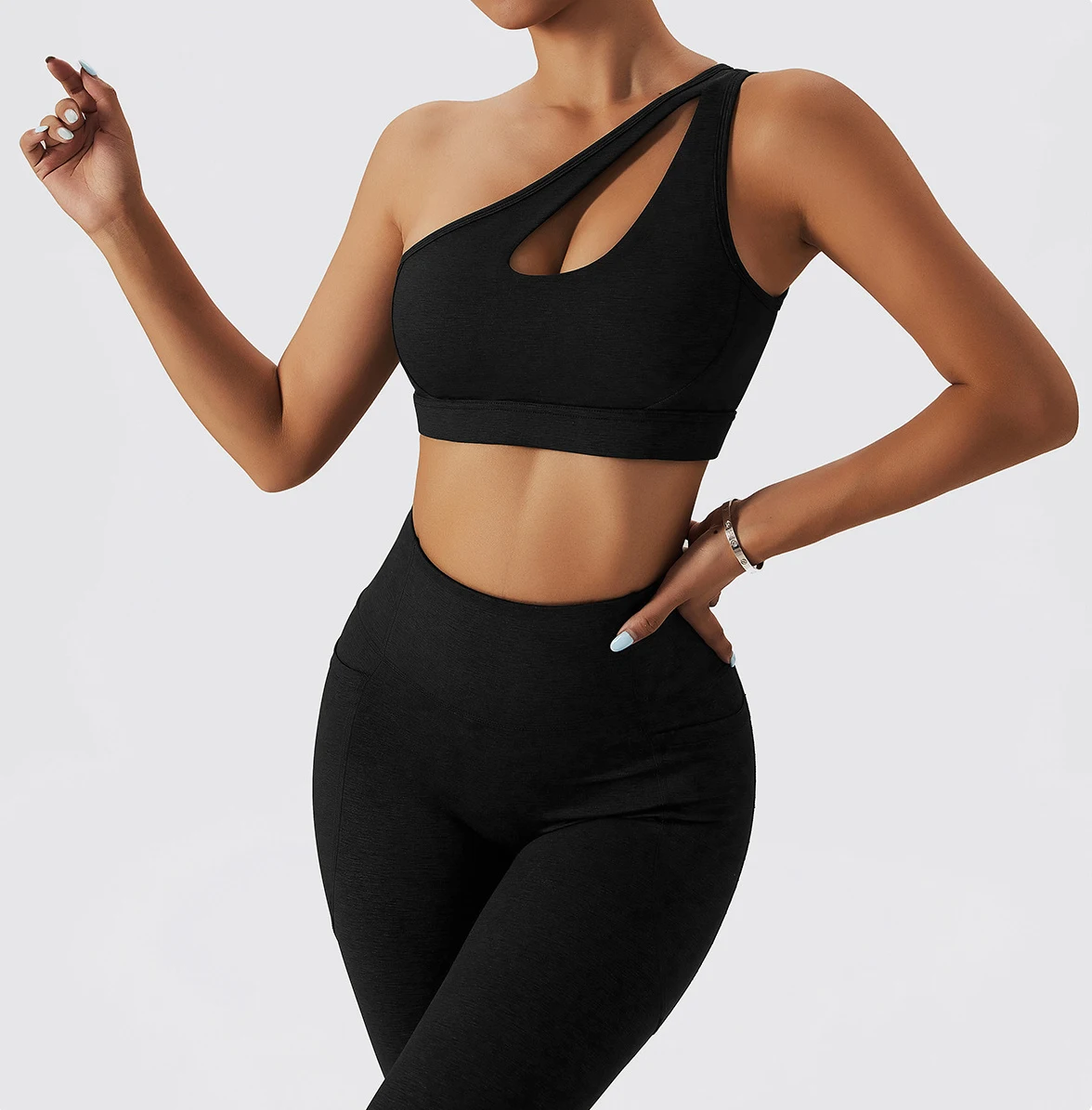 Women Compression Quick Dry Stretchy Soft Training Leggings and Bra Set