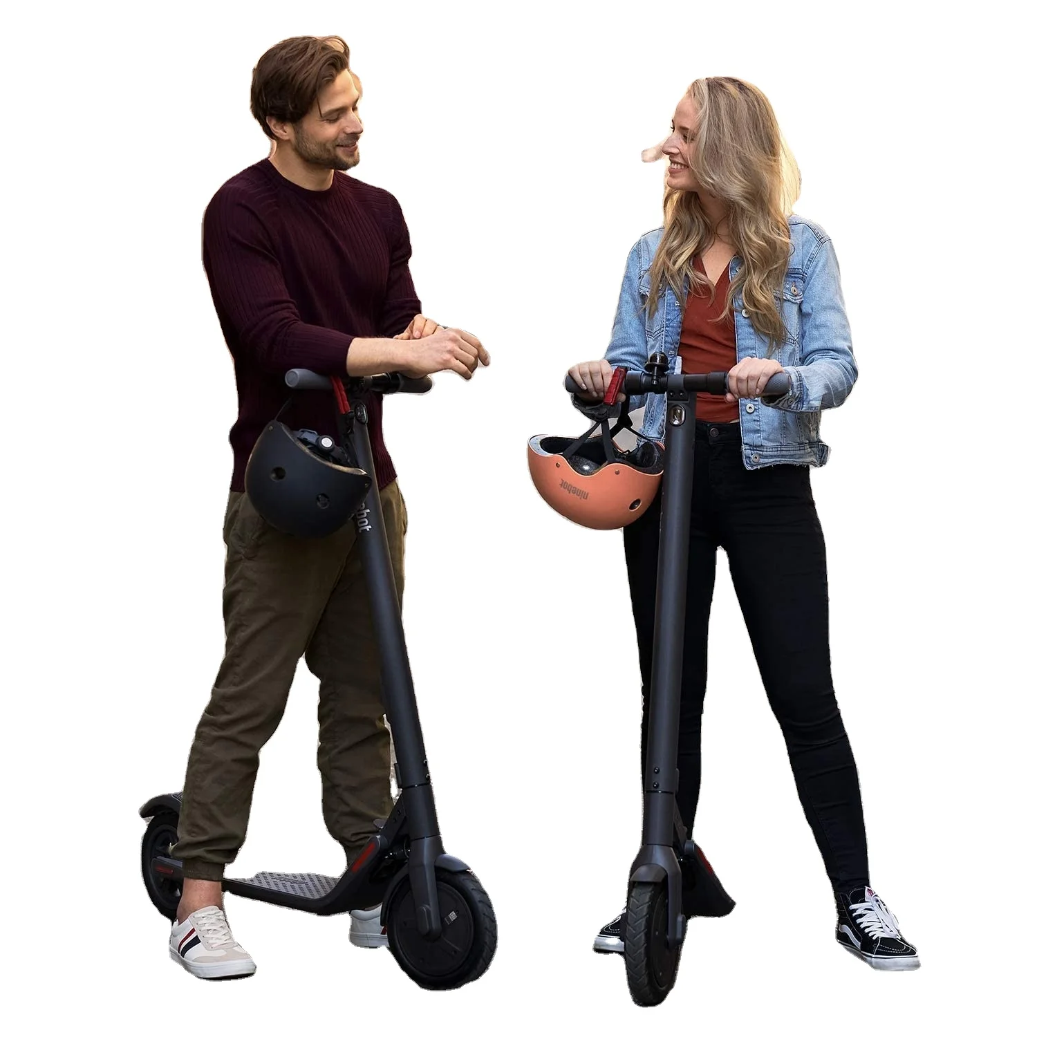 Original segway ninebots E22 Electric Kick Scooter, Upgraded Motor Power, 9-inch Dual Density Tires electric scooters