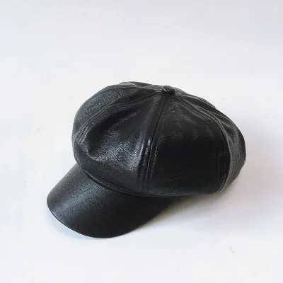 В стиле детский берет кожаные шапки берет модные зимние детские шапки и кепки