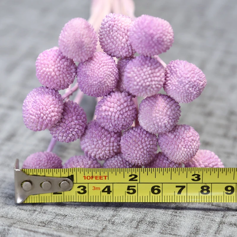 Factory Direct 2020 Idea DIY Artificial Flower Bouquet Preserved Golden Ball Billy Ball bunch for DIY Home Decor Arrangement