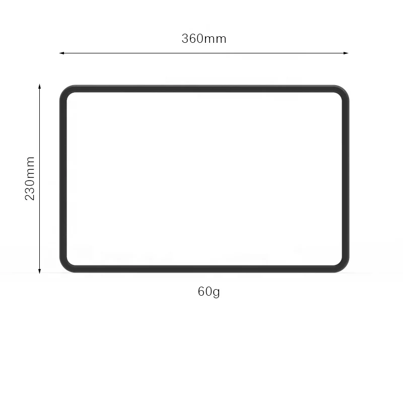 Center Console Protective for Tesla Model 3 Silicone Rubber Frame Screen Protectors for Tesla Model Y