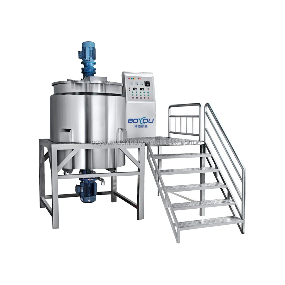 stainless steel mixing tank agitator homogenizer emulsifier mixer for laundry detergent dish detergent fabric softener