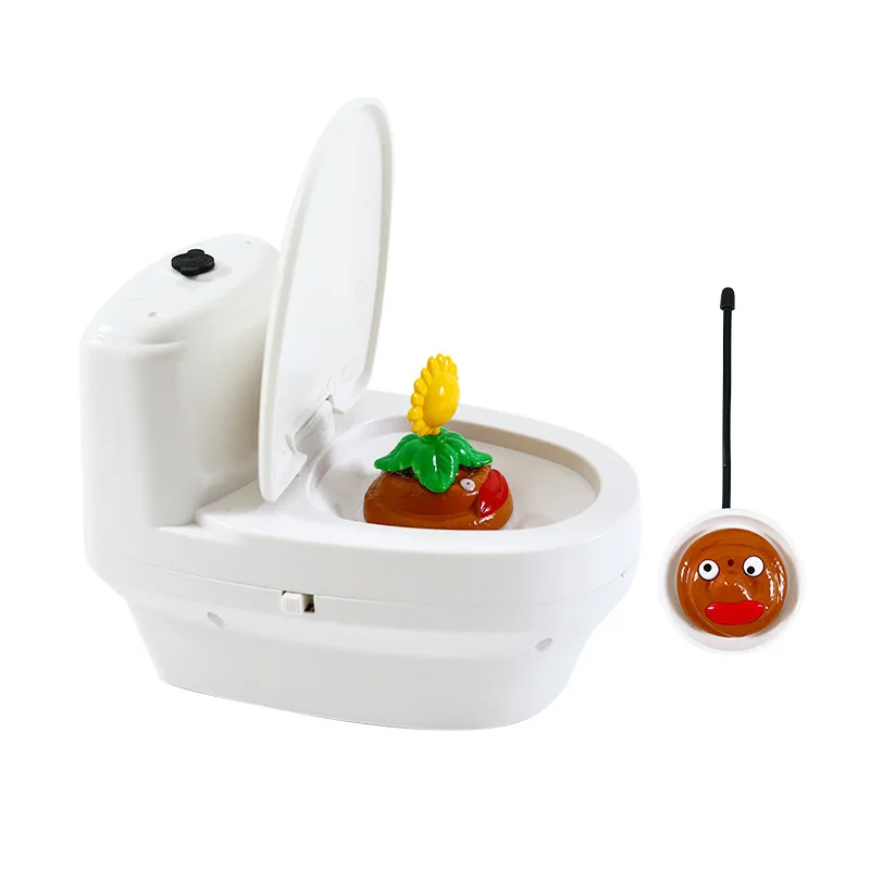 New design interesting charging spoof spray mini sprinkler gun simulation toilet spray toy toilet toy for kid