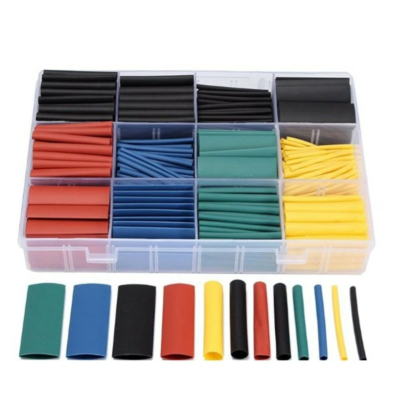 280pcs Boxed Colored Waterproof Casing Heat Shrinkable Tube Used for Wire Connection