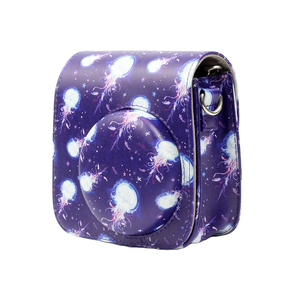 Кожаный чехол с перьями для камеры Instax Mini 9 с защитой от царапин