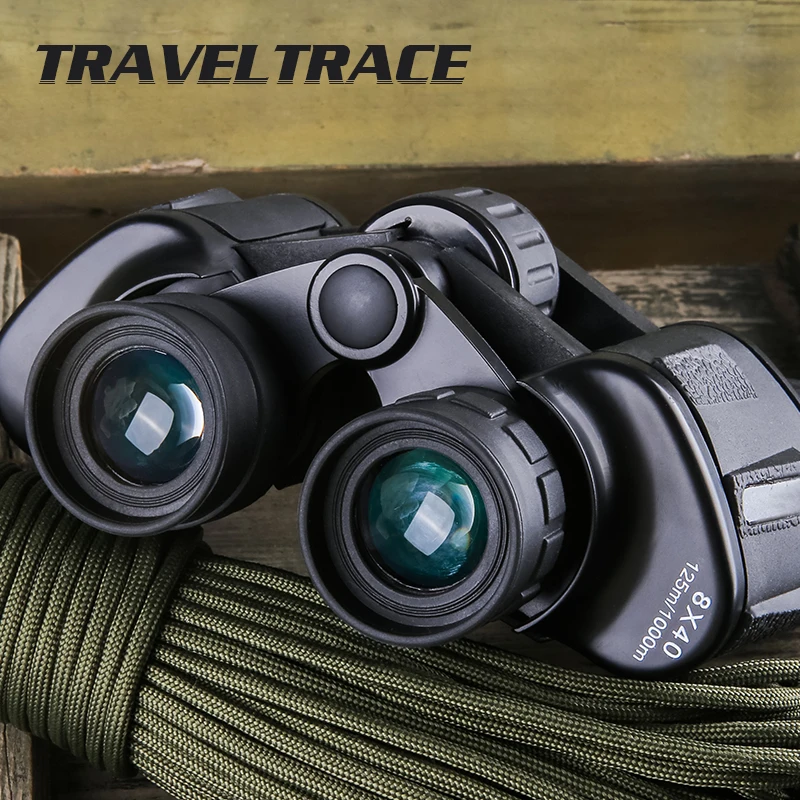 binoculars telescope 8x40  Outdoor hunting Low light night vision binocular Fixed Zoom