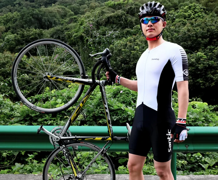 Custom Cycling Skin Suit Men Short Sleeves Pro Team Triathlon Wetsuit