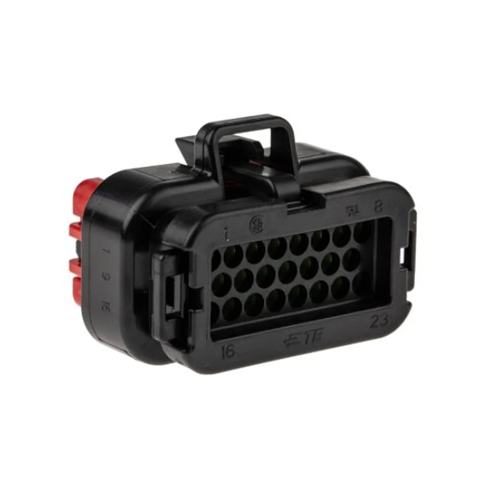 TE Connectivity 770680-1 23 pin Automotive Connector HDR Black Ampseal Series Receptacle