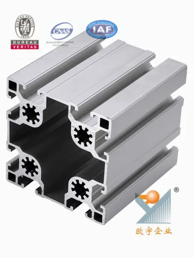 9090 г. европейский стандарт Т-образный профиль из экструдированного сплава 90x90 промышленные алюминиевые профили