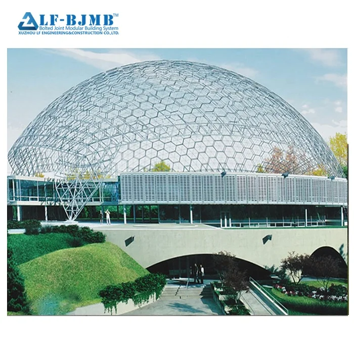 Steel Structure Building Roof Clear Glass Dome